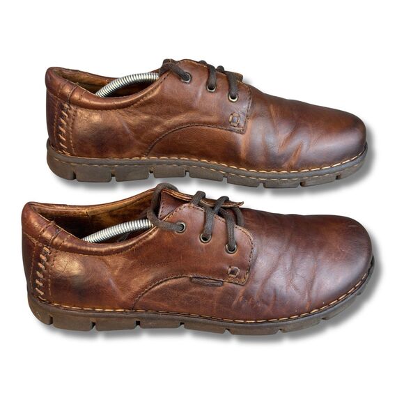 Born Soledad Men\'s Shoes Size 12 M/W WIDE Brown Leather Lace Up Oxfords Casual main image 9